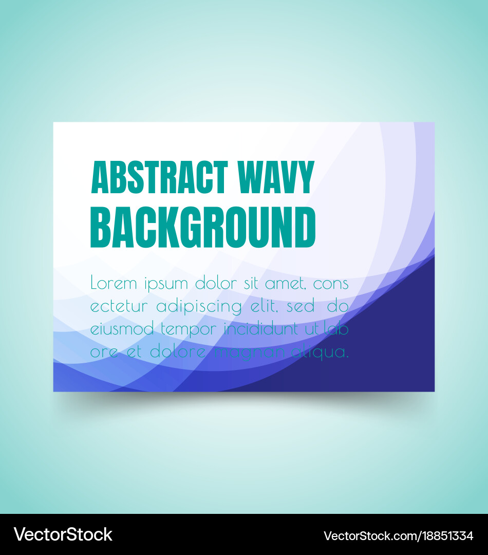 Abstract waves set8 Royalty Free Vector Image - VectorStock