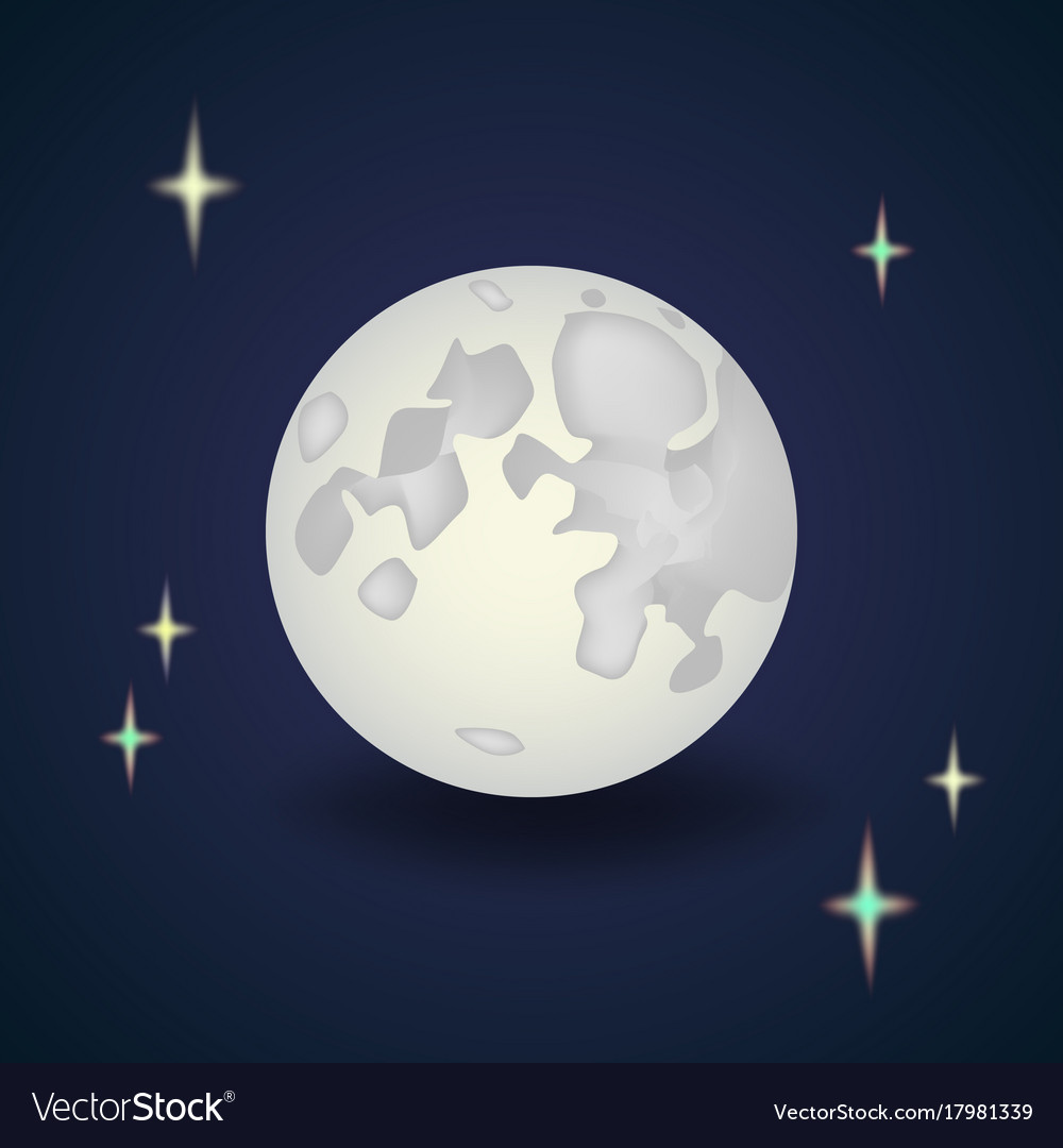 Full Moon Cartoon Images ~ Full Moon Cartoon Stock Image 