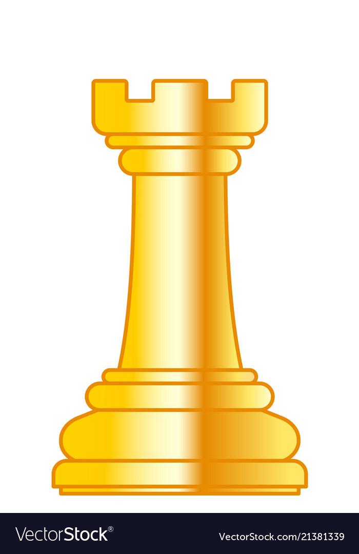 Chess rook Royalty Free Vector Image - VectorStock