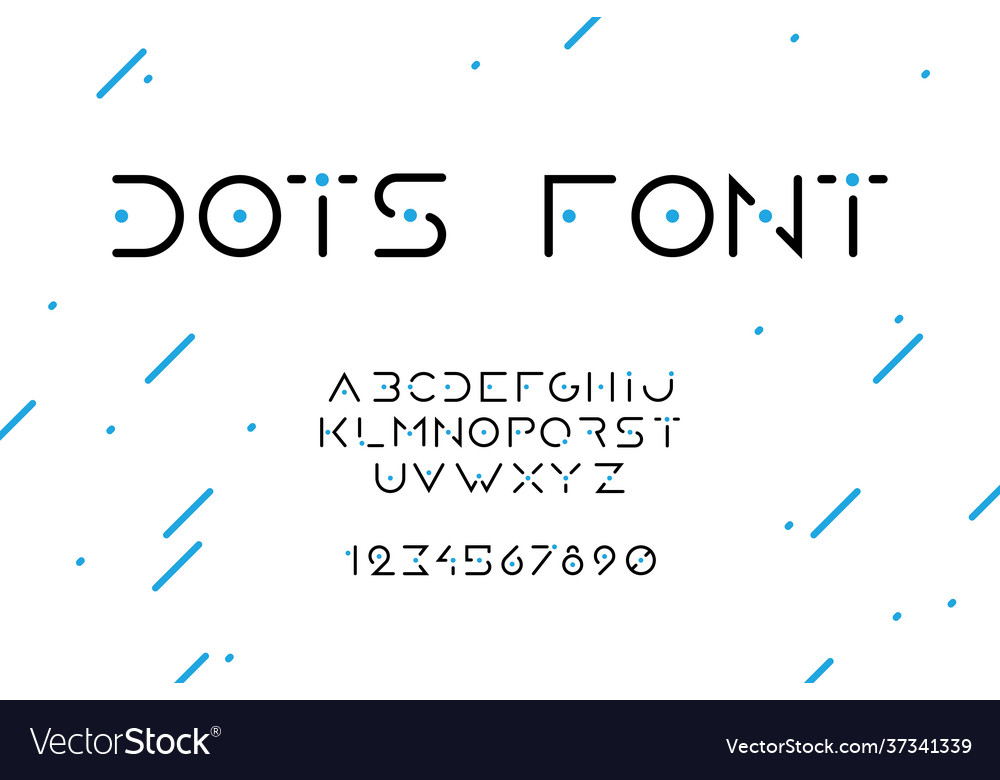 Dot font