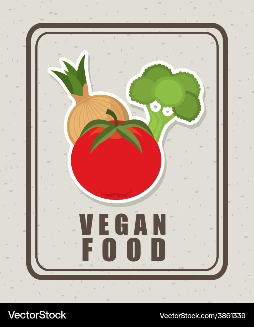 Vegan menu Royalty Free Vector Image - VectorStock