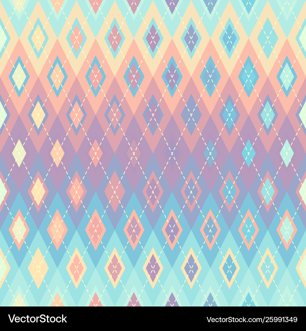 Argyle seamless pattern background pattern Vector Image