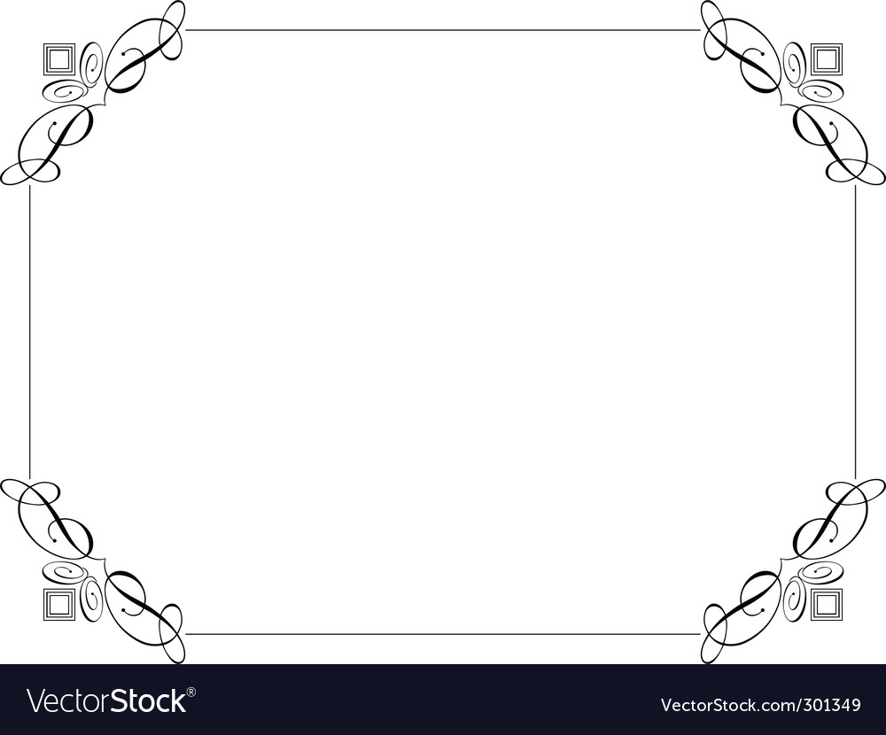 decorative vector borders