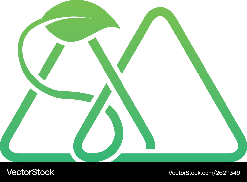 Initials logo template Royalty Free Vector Image