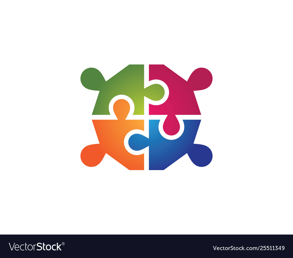 Puzzle icon design Royalty Free Vector Image - VectorStock