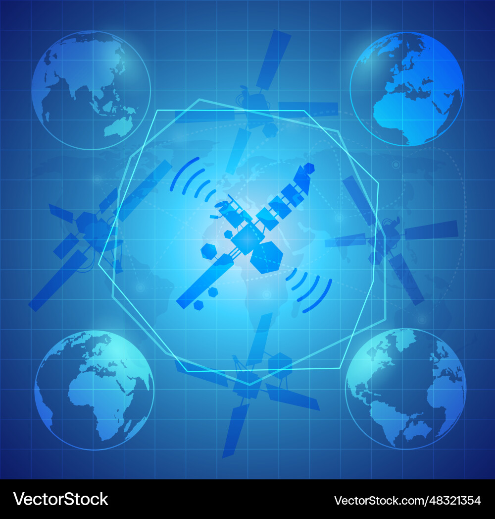 Science and technology concept Royalty Free Vector Image