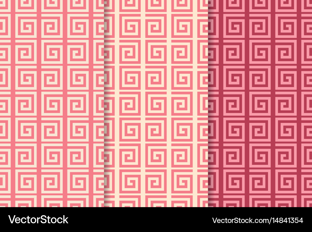 Spiral seamless pattern colored background Vector Image