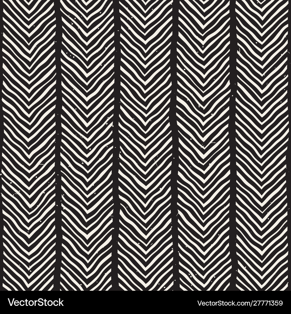 Seamless geometric pattern hand drawn abstract Vector Image