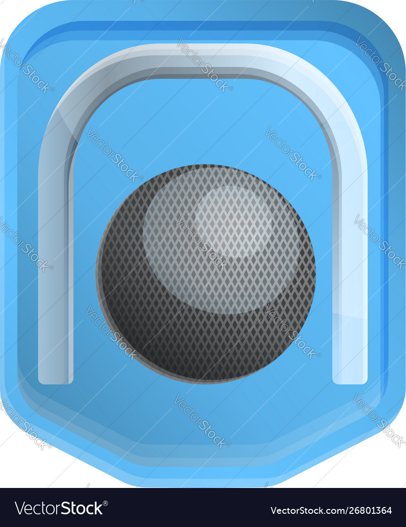 Croquet gate icon cartoon style Royalty Free Vector Image