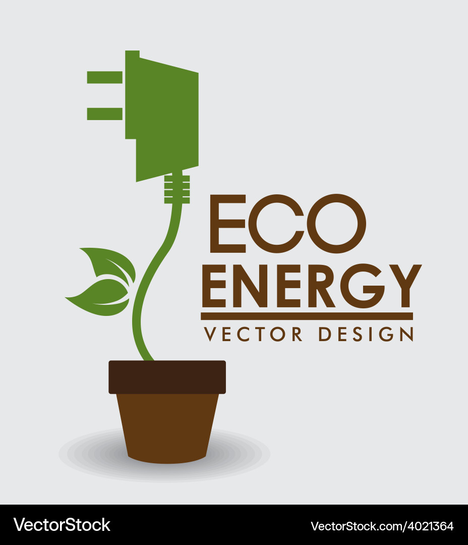 Ecology design Royalty Free Vector Image - VectorStock