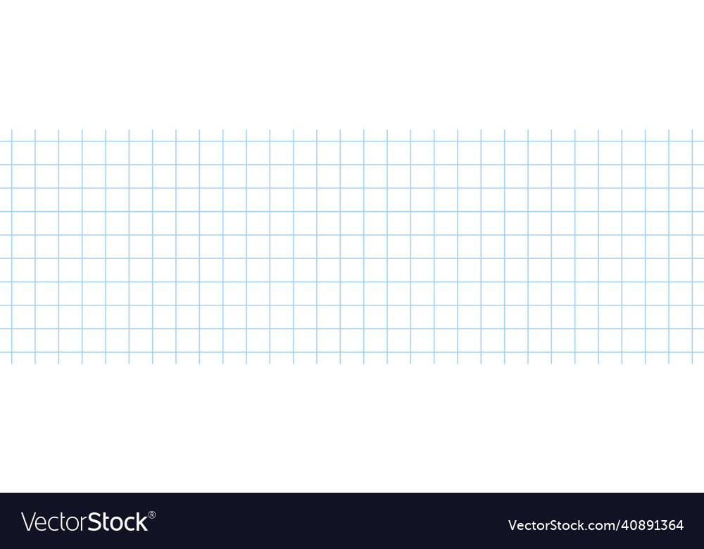 Squared notebook seamless pattern blue grid vector image Squared notebook seamless pattern blue grid
