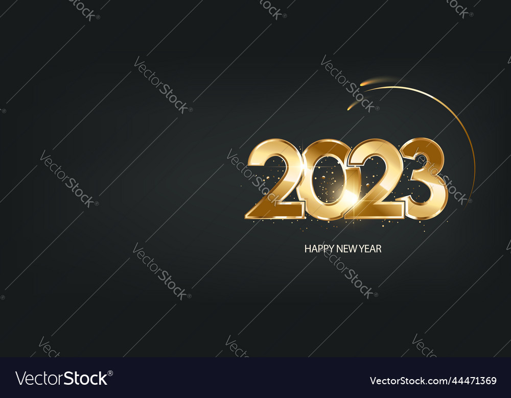 Happy new year 2023 Royalty Free Vector Image - VectorStock