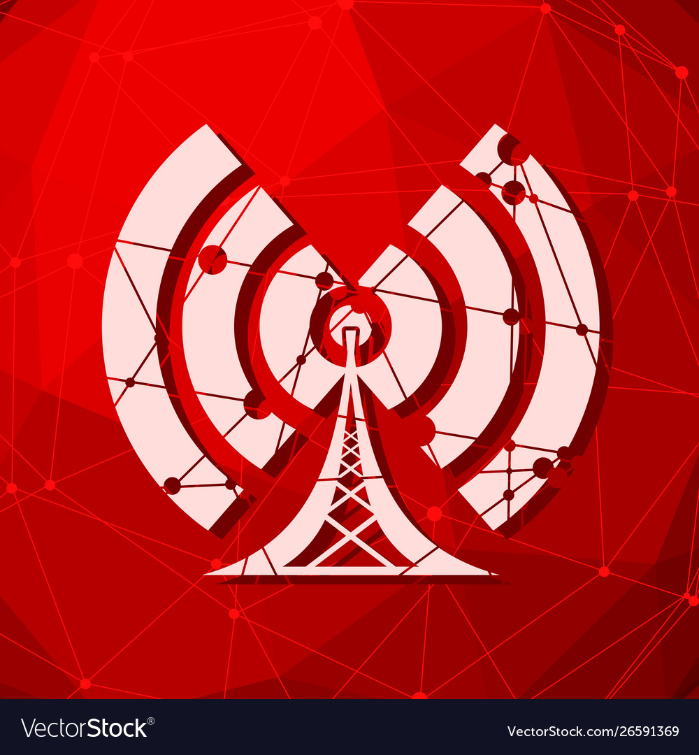 Wi fi wireless network symbol Royalty Free Vector Image