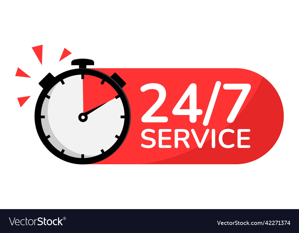 24 7 service icon