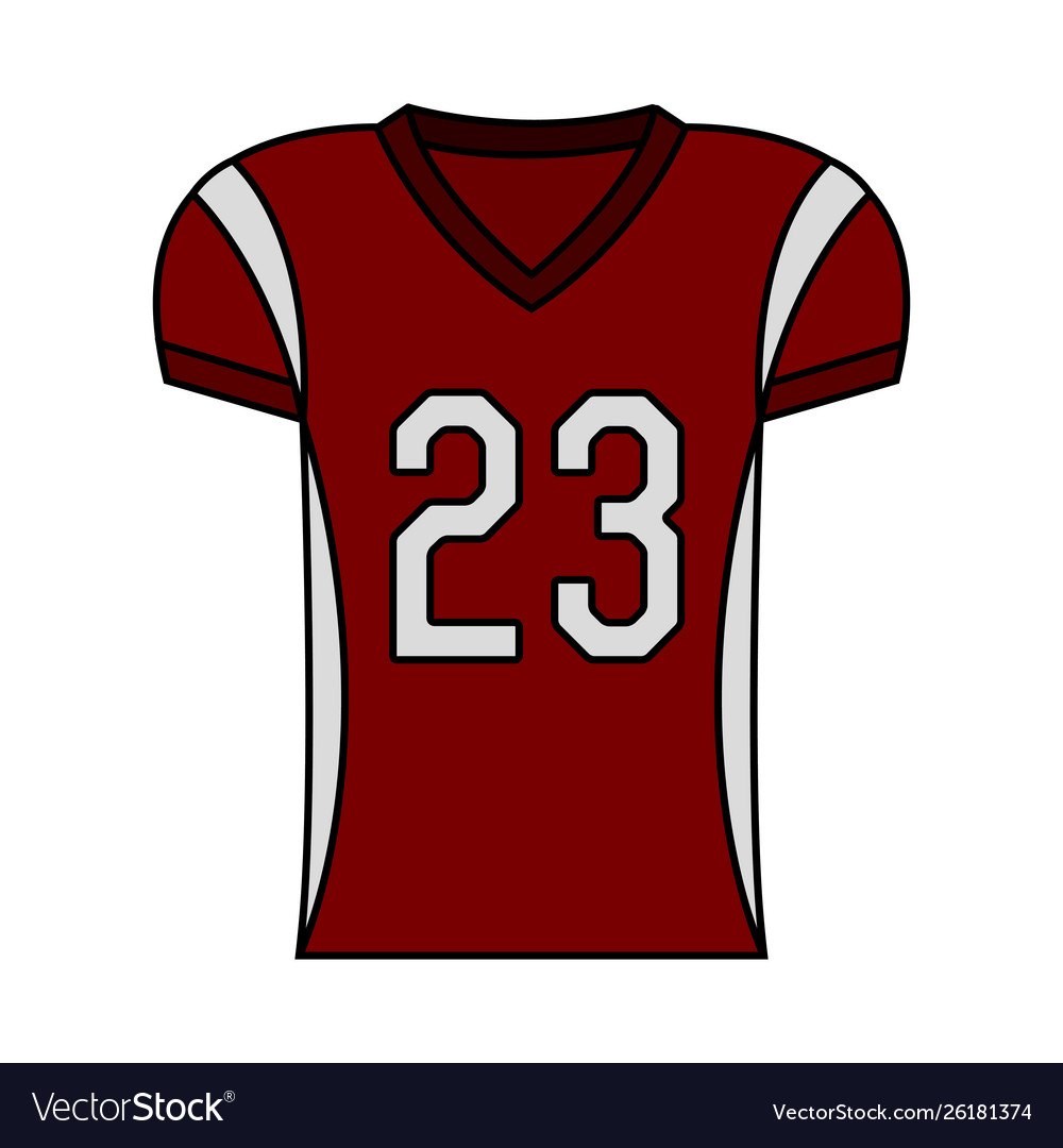 American football object Royalty Free Vector Image