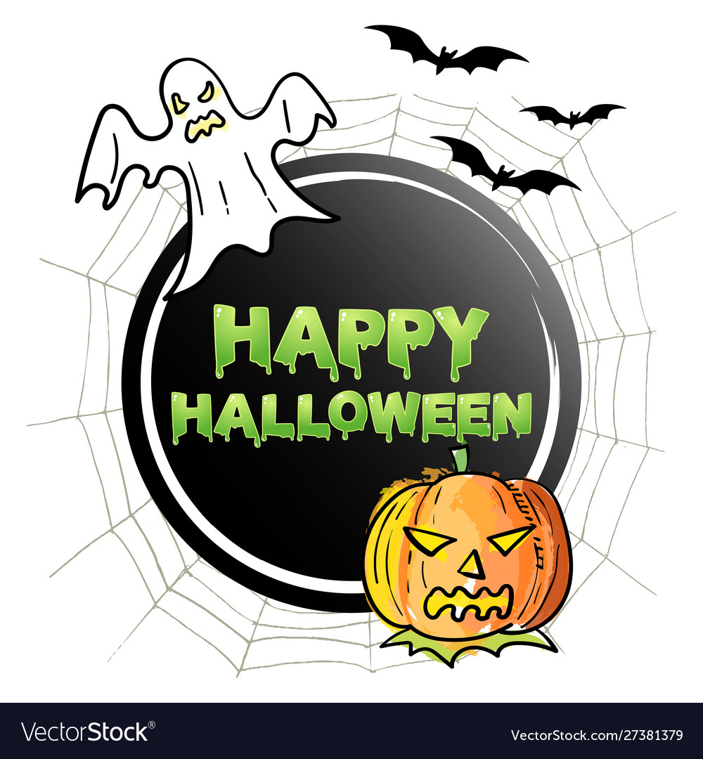 Happy halloween symbol Royalty Free Vector Image