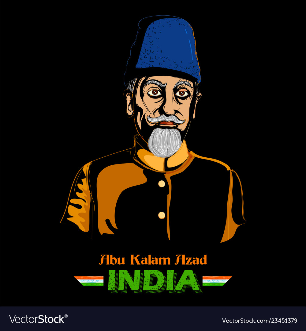 Indian background with nation hero and freedom Vector Image