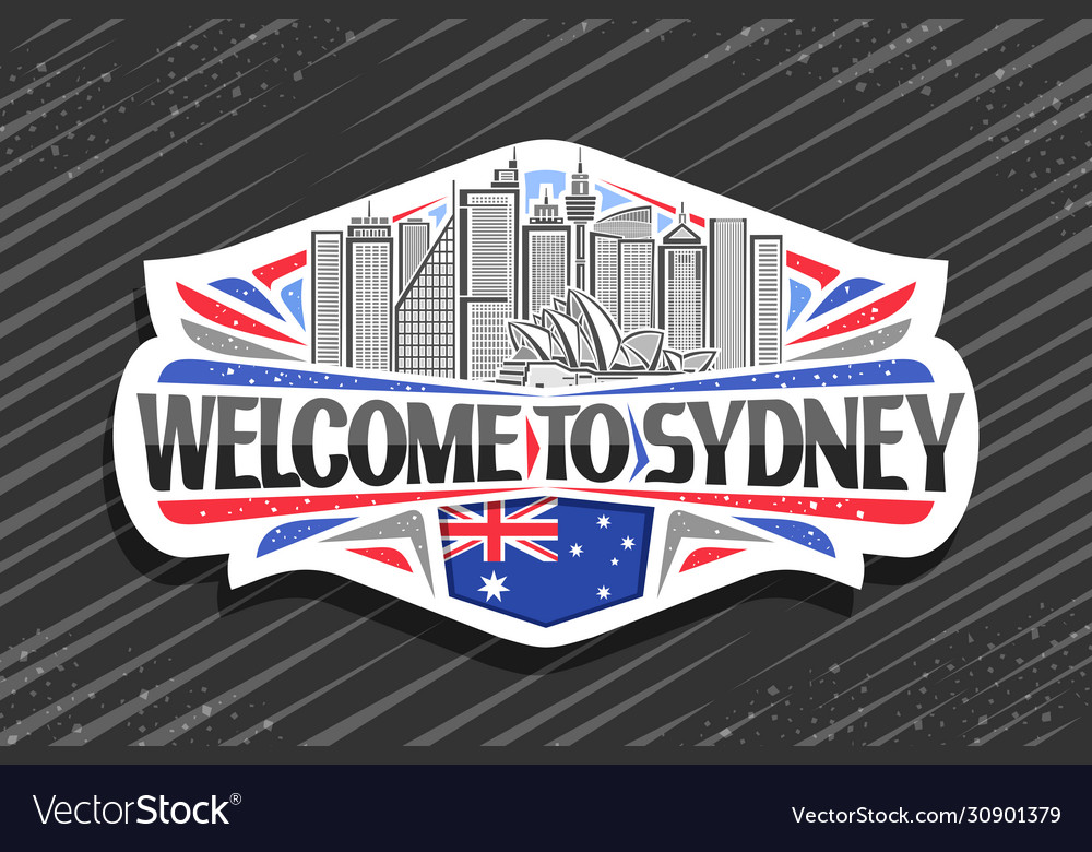 Logo for sydney Royalty Free Vector Image - VectorStock