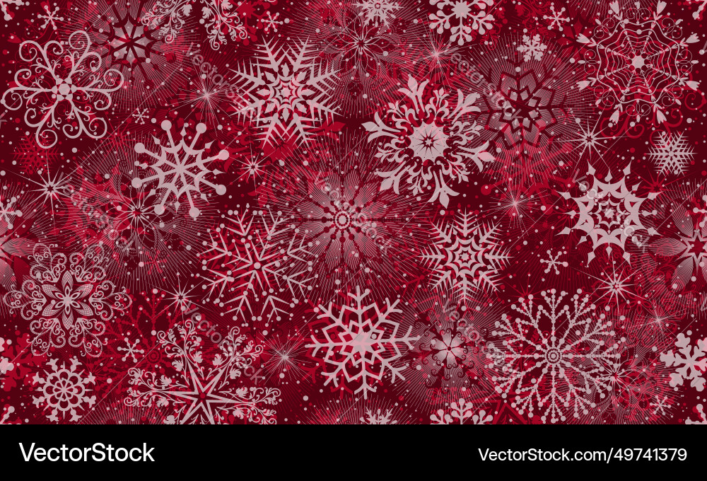 Seamless hand drawn winter pattern Royalty Free Vector Image