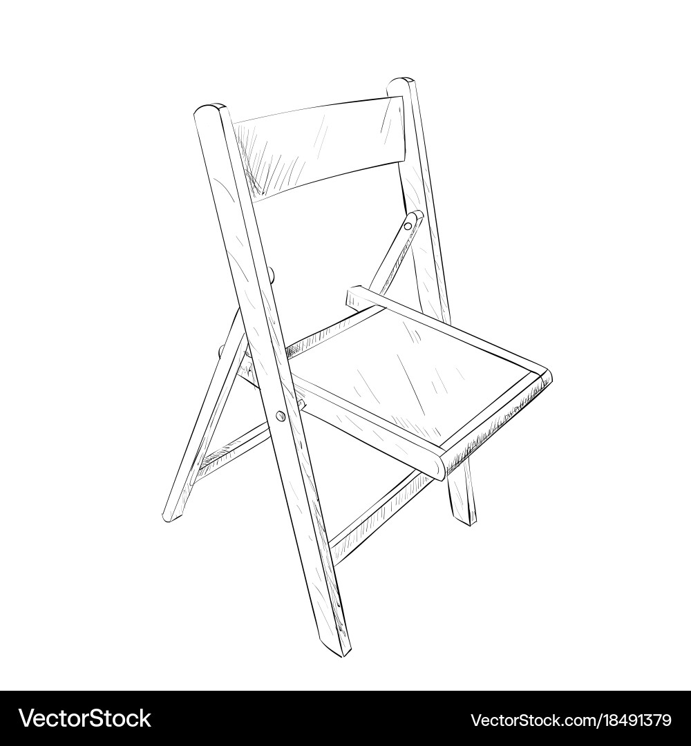 sketch of chair royalty free vector image vectorstock vectorstock