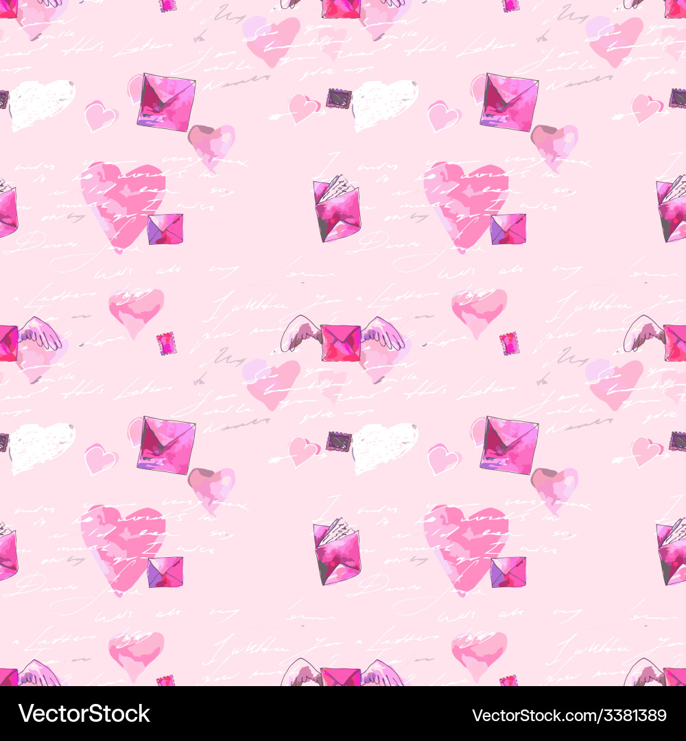 Background with letters Royalty Free Vector Image
