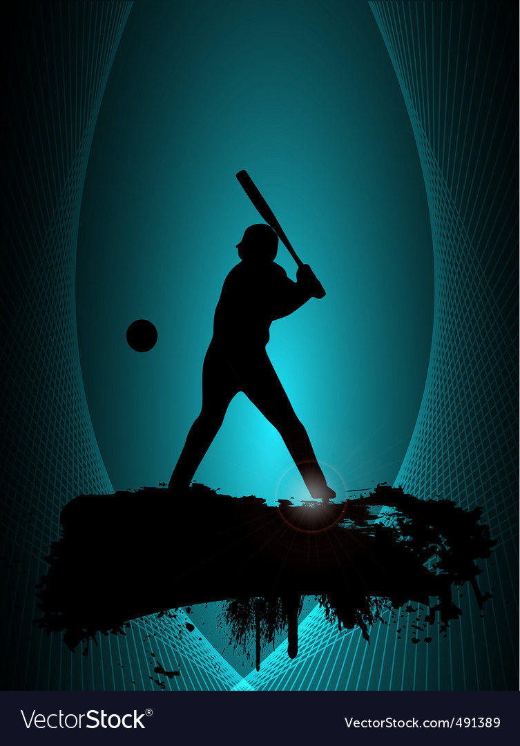 Baseball Player Royalty Free Vector Image - Vectorstock