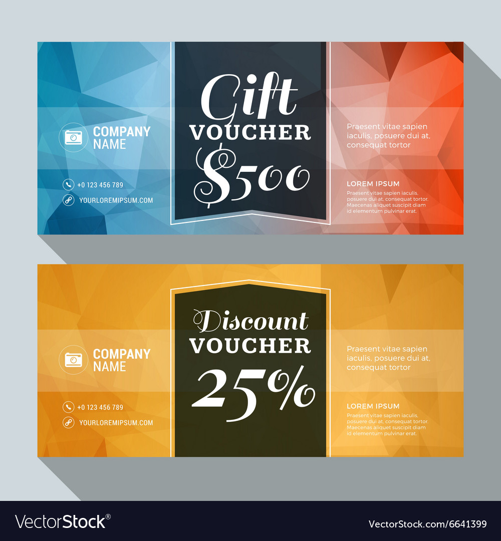 gift and discount voucher design print template free voucher design