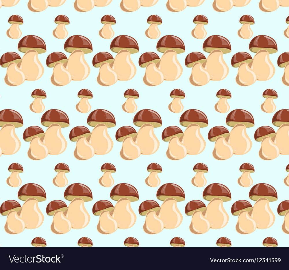 Mushrooms pattern design Royalty Free Vector Image