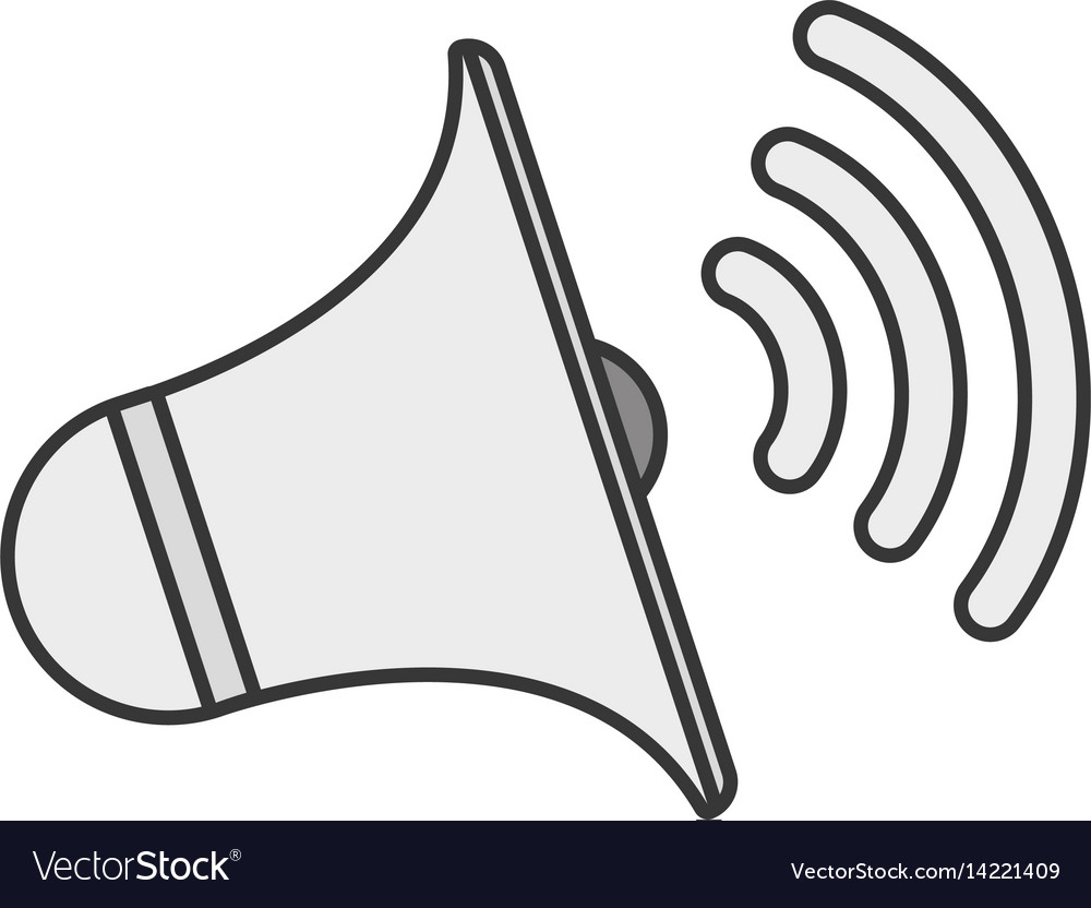 Bullhorn Megaphone Loudspeaker Royalty Free Vector Image Bullhorn Megaphone Loudspeaker Royalty Free Vector Image