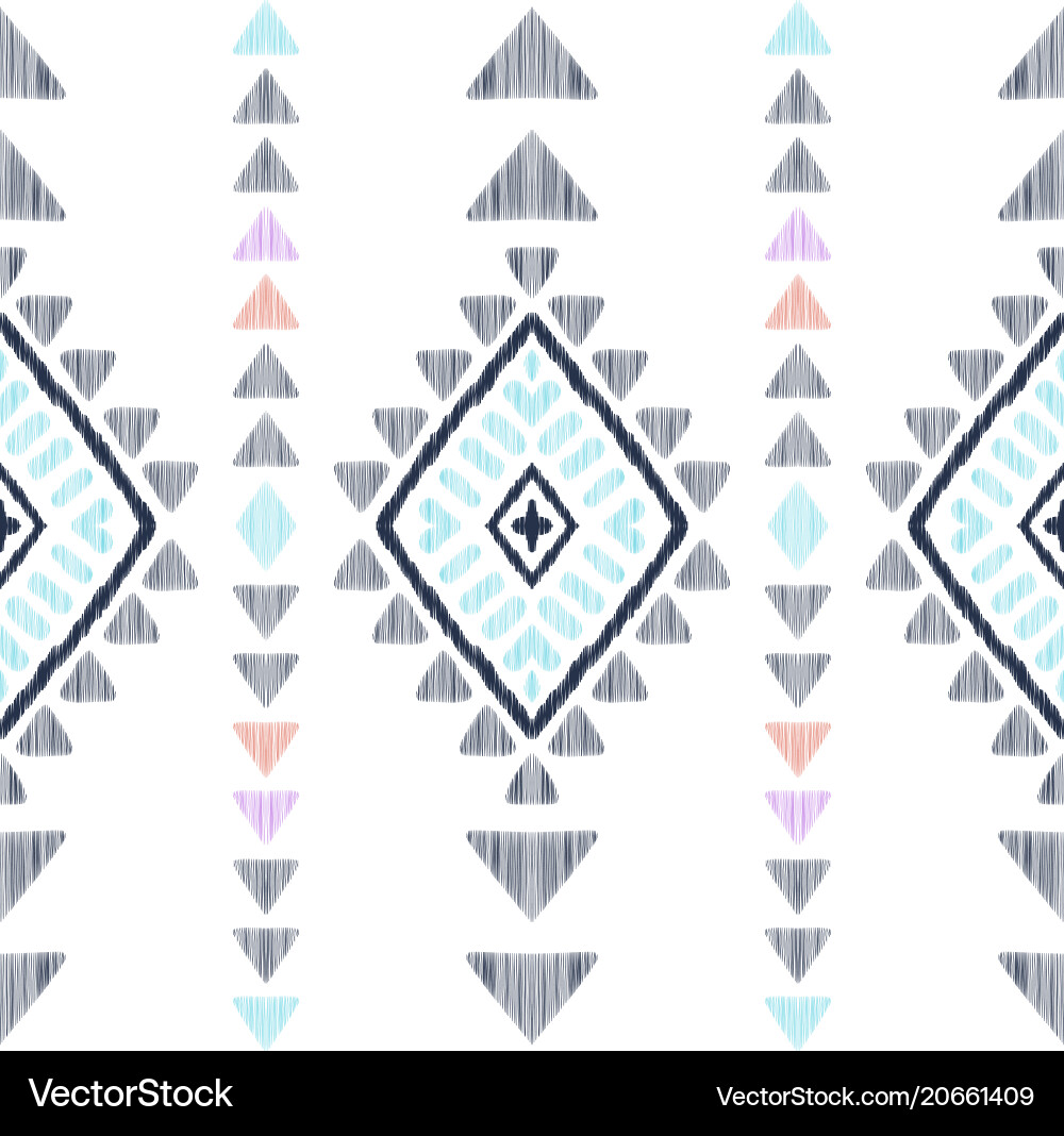 Ethnic seamless pattern Royalty Free Vector Image