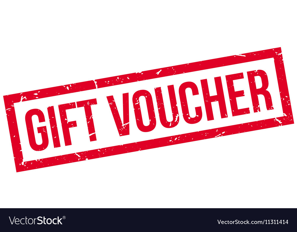 Gift voucher rubber stamp royalty free vector image