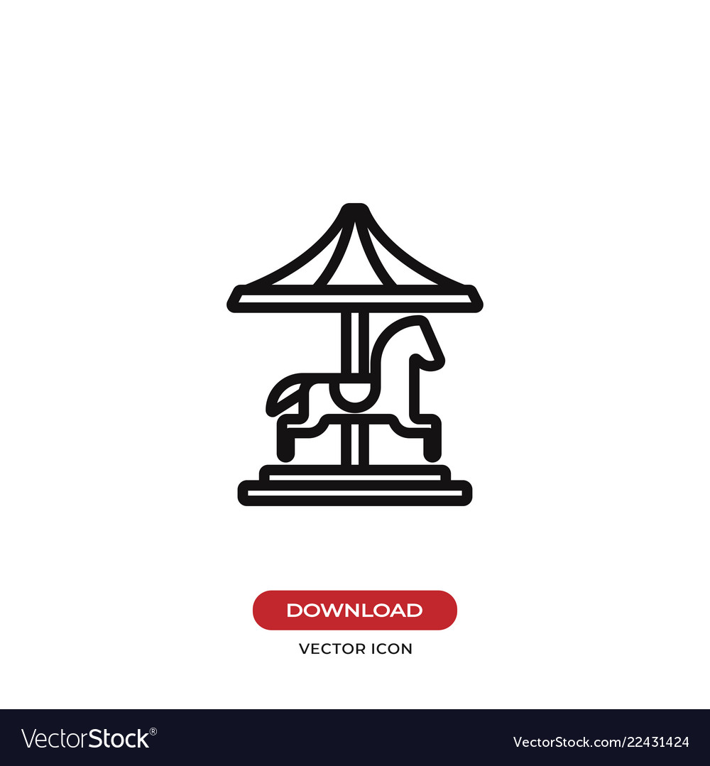 Carousel icon Royalty Free Vector Image - VectorStock