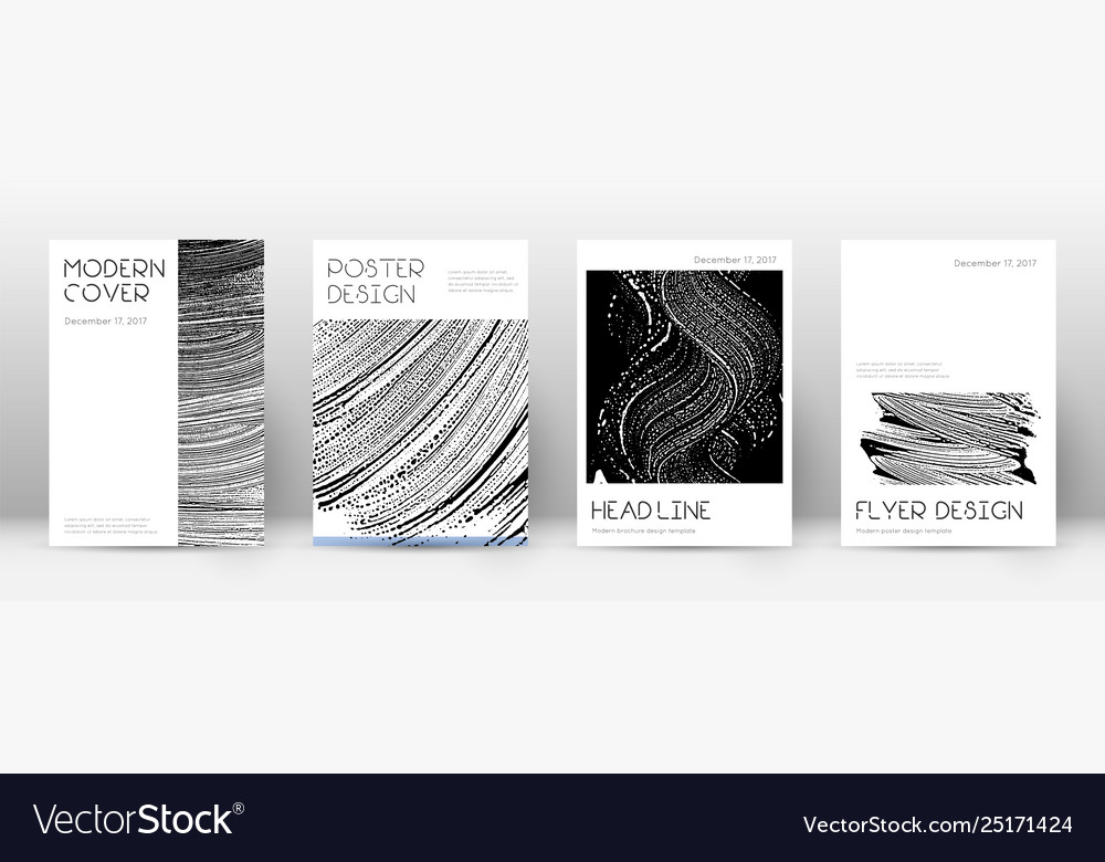 Cover page design template minimal brochure layou Vector Image