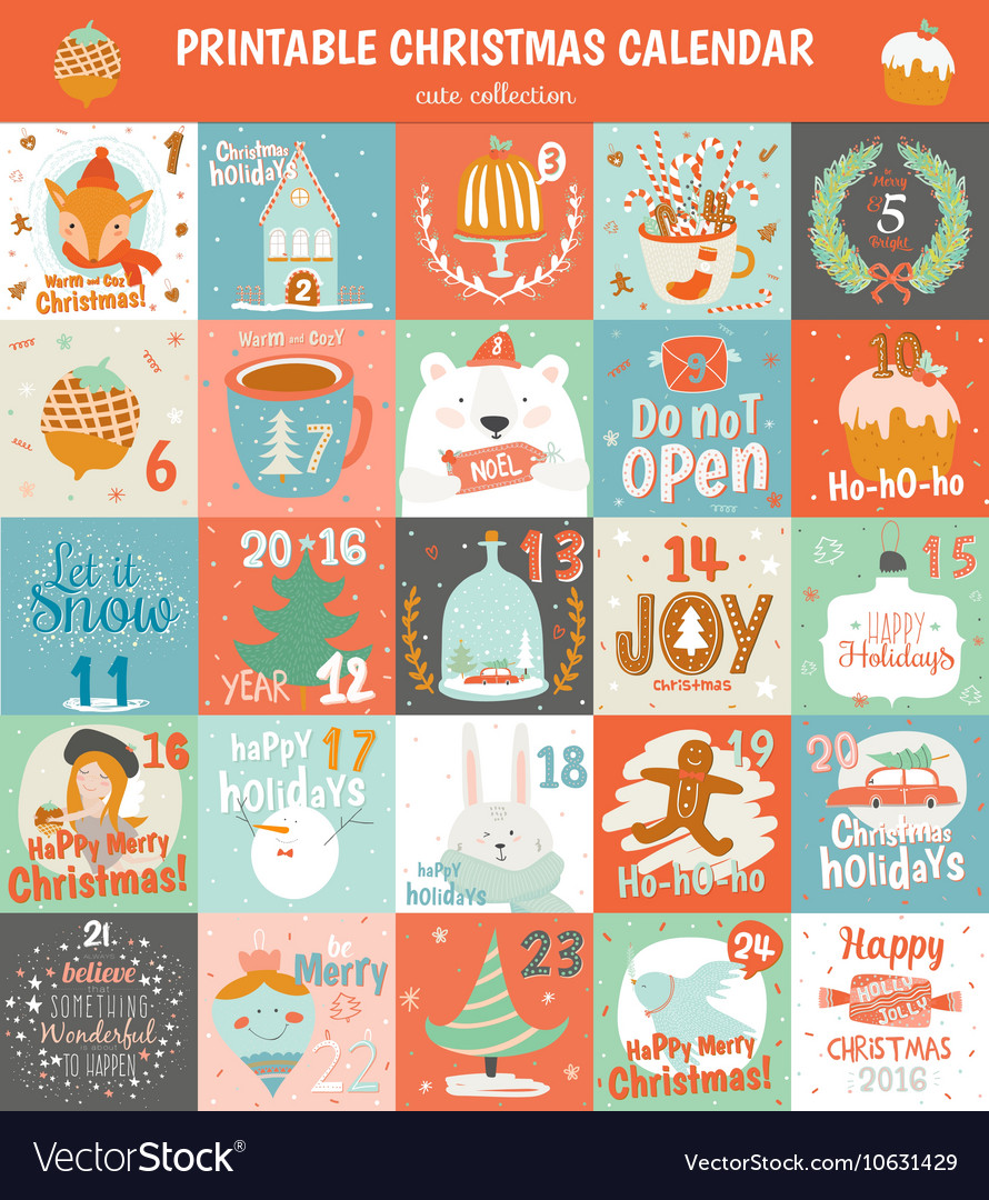 Printable Advent Calendars