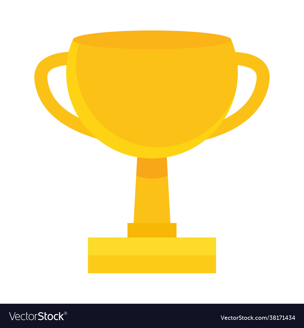 Award gold trophy Royalty Free Vector Image - VectorStock