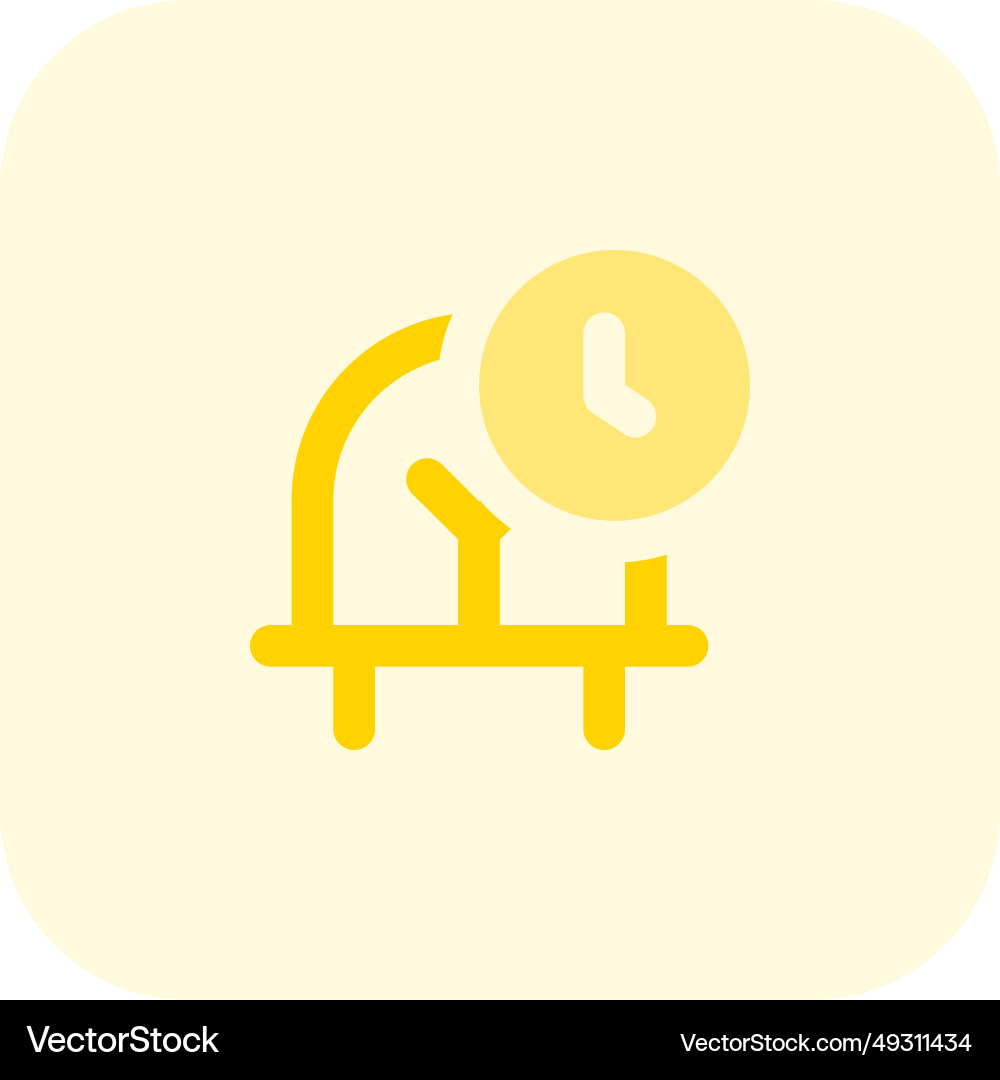 Led light duration depends on usage Royalty Free Vector