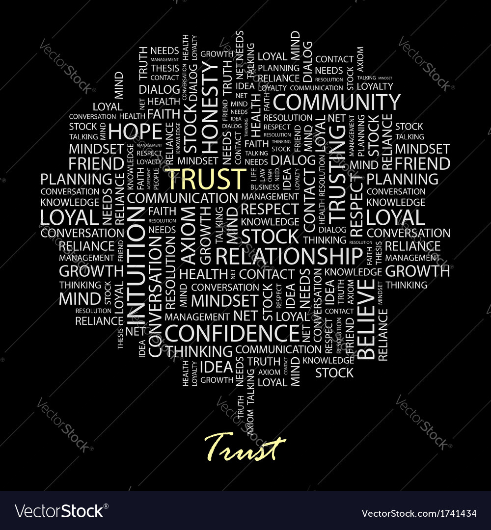 Trust Royalty Free Vector Image - VectorStock