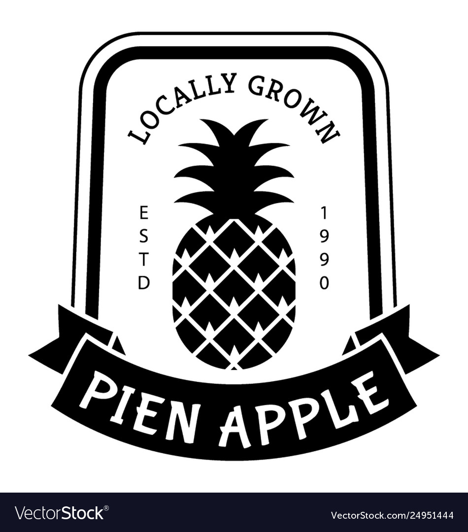 Pineapple stamp Royalty Free Vector Image - VectorStock