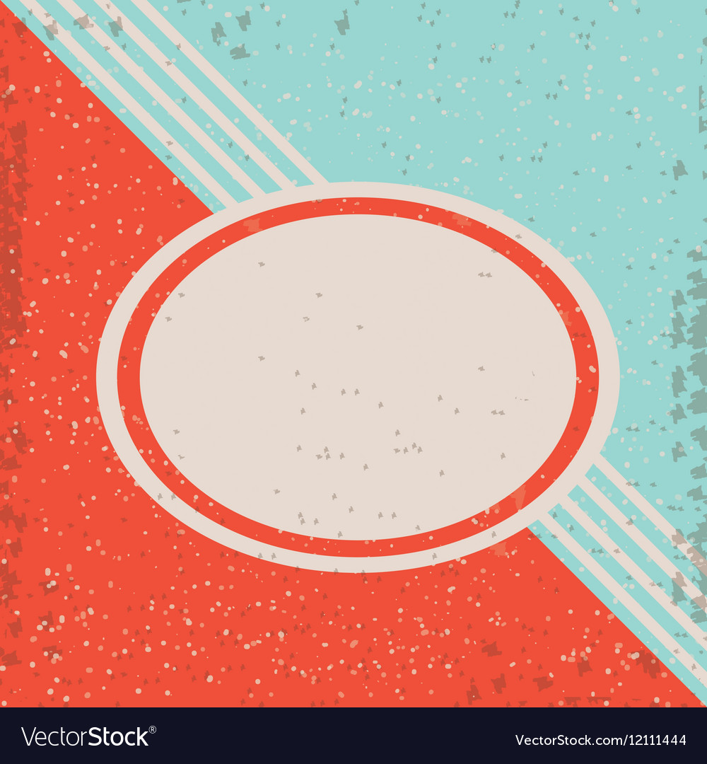 Retro background with label design Royalty Free Vector Image