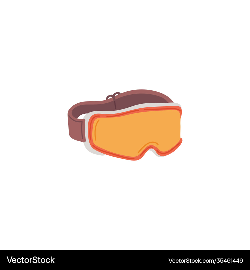 Isolated icon protection goggles Royalty Free Vector Image