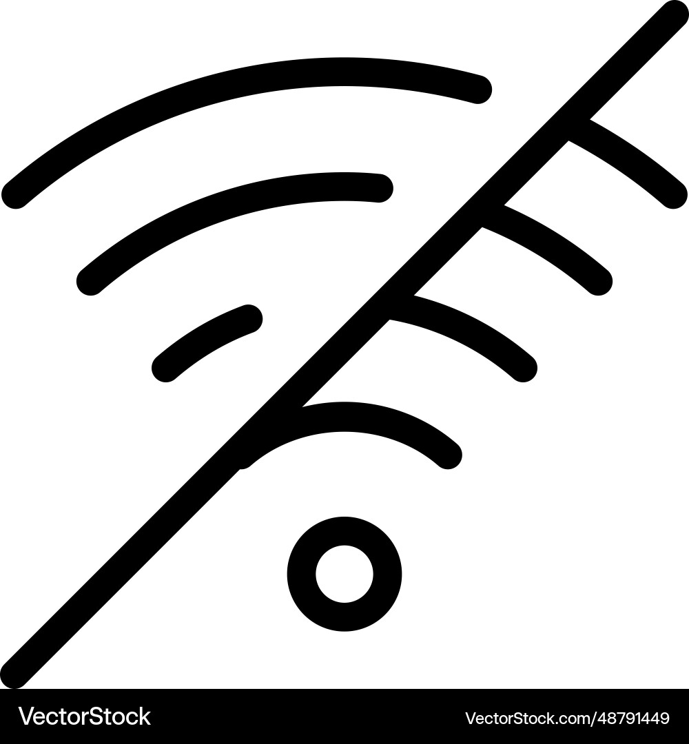 Lost or unavailability of internet connection Vector Image