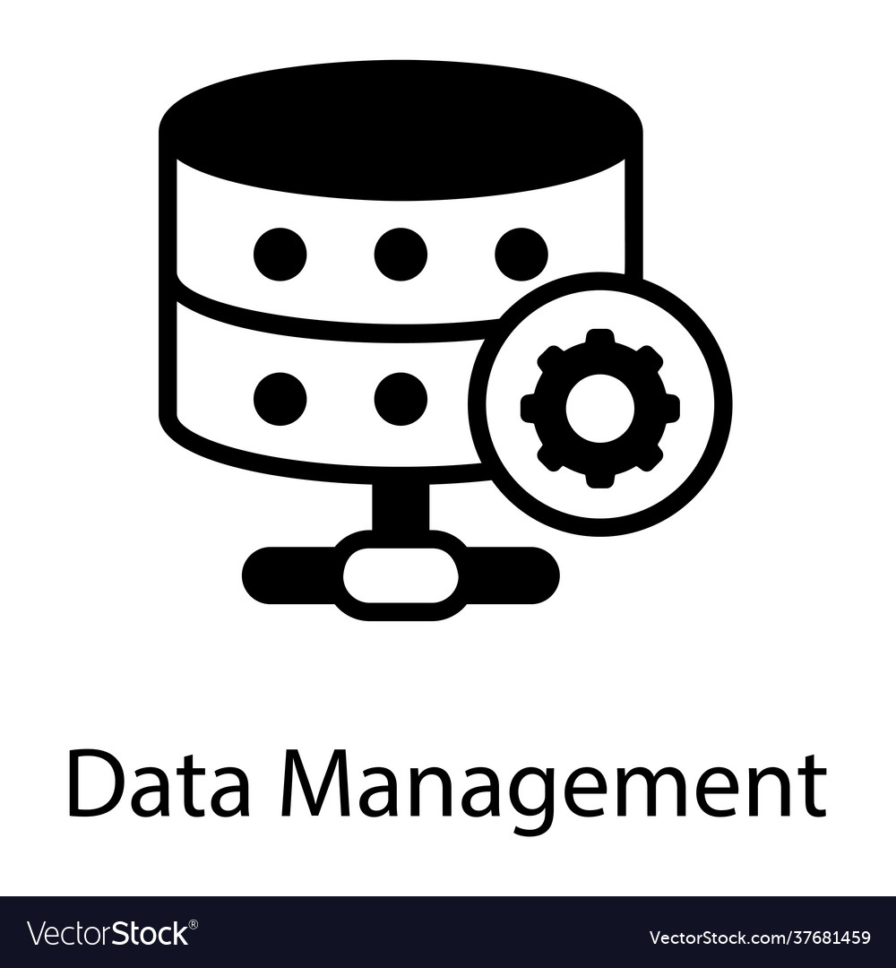 Data management Royalty Free Vector Image - VectorStock
