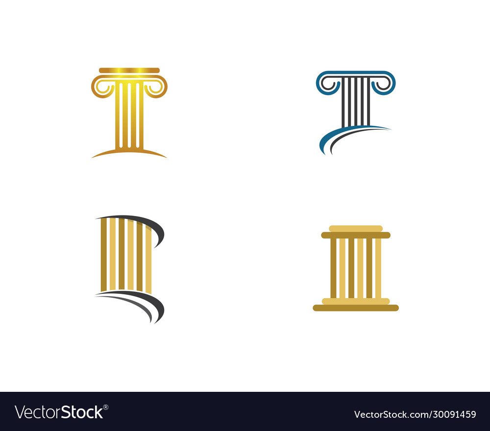 Pillar icon Royalty Free Vector Image - VectorStock