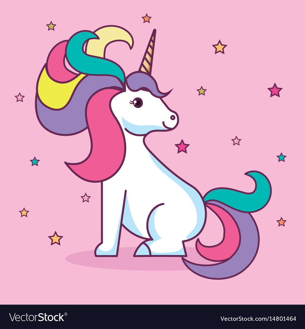 Download Cute unicorn design Royalty Free Vector Image - VectorStock