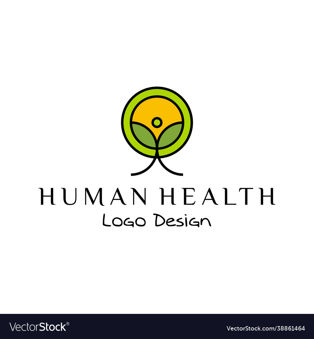 Health logo Royalty Free Vector Image - VectorStock