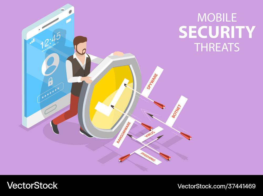 3d isometric flat conceptual Royalty Free Vector Image