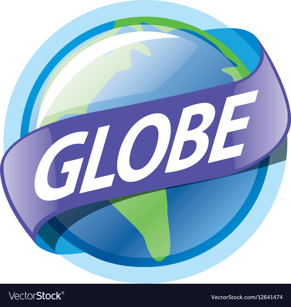 Abstract logo globe Royalty Free Vector Image - VectorStock