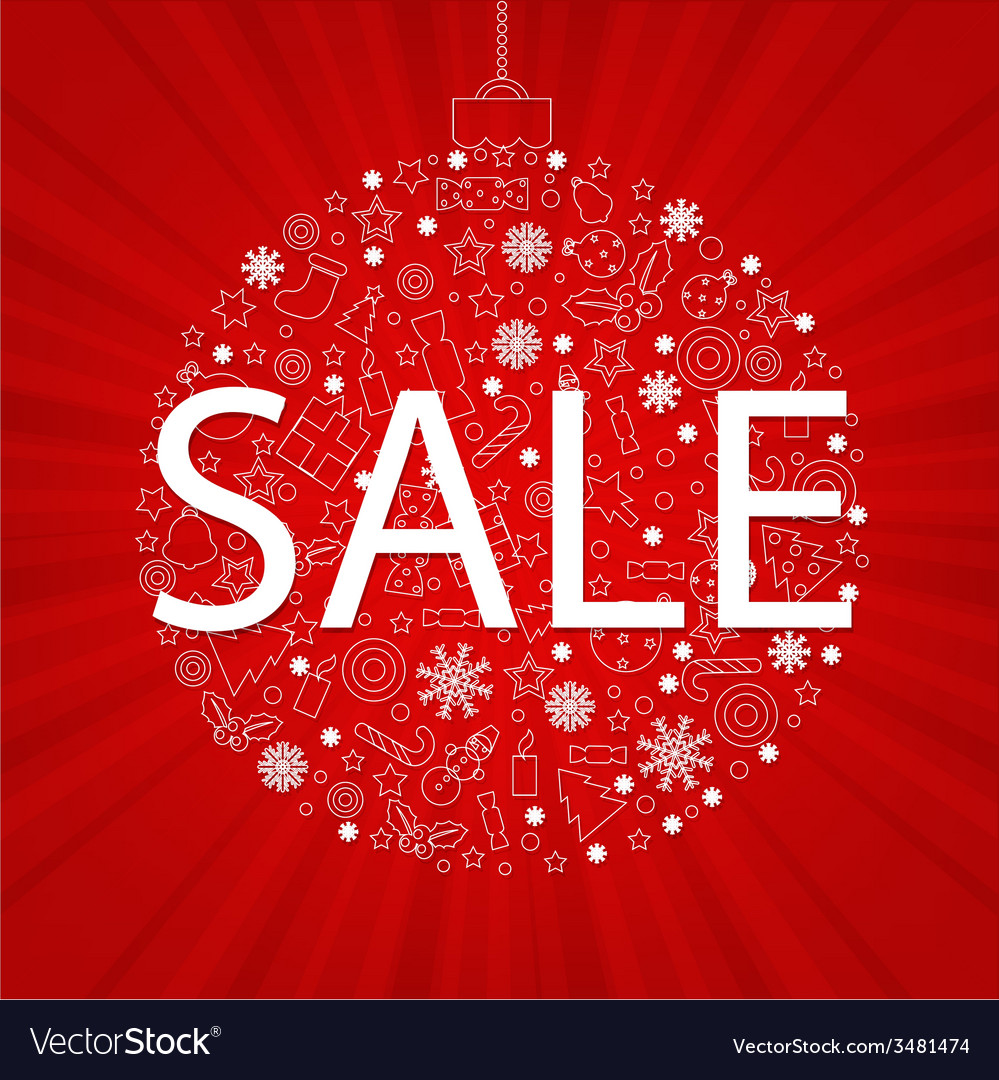 christmas discount poster royalty