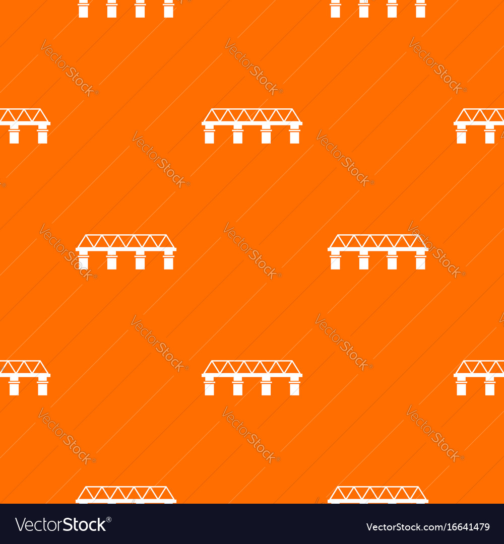 Bridge pattern seamless Royalty Free Vector Image