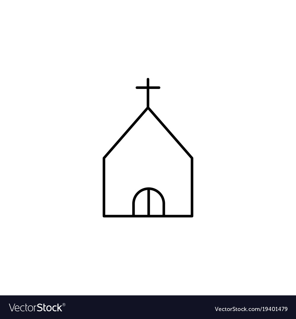 Church icon Royalty Free Vector Image - VectorStock